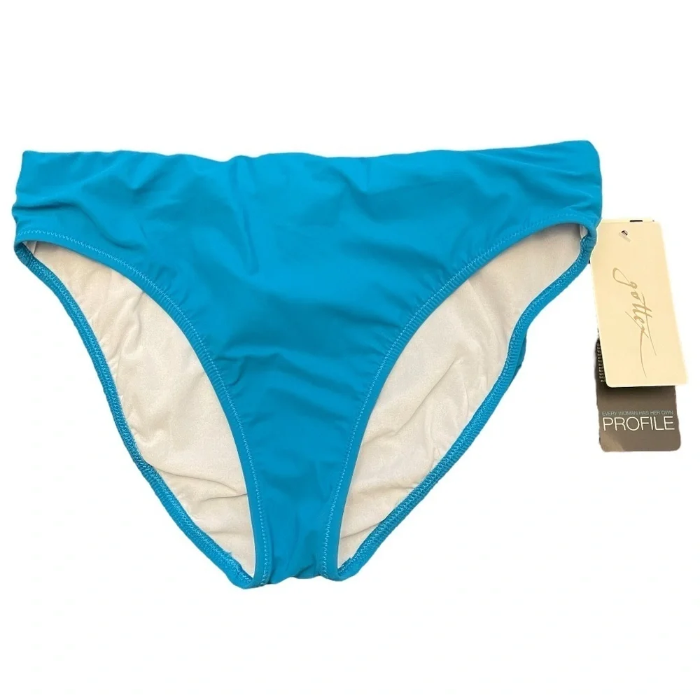 NWT Gottex Blue Bikini Bottom Sz. 6